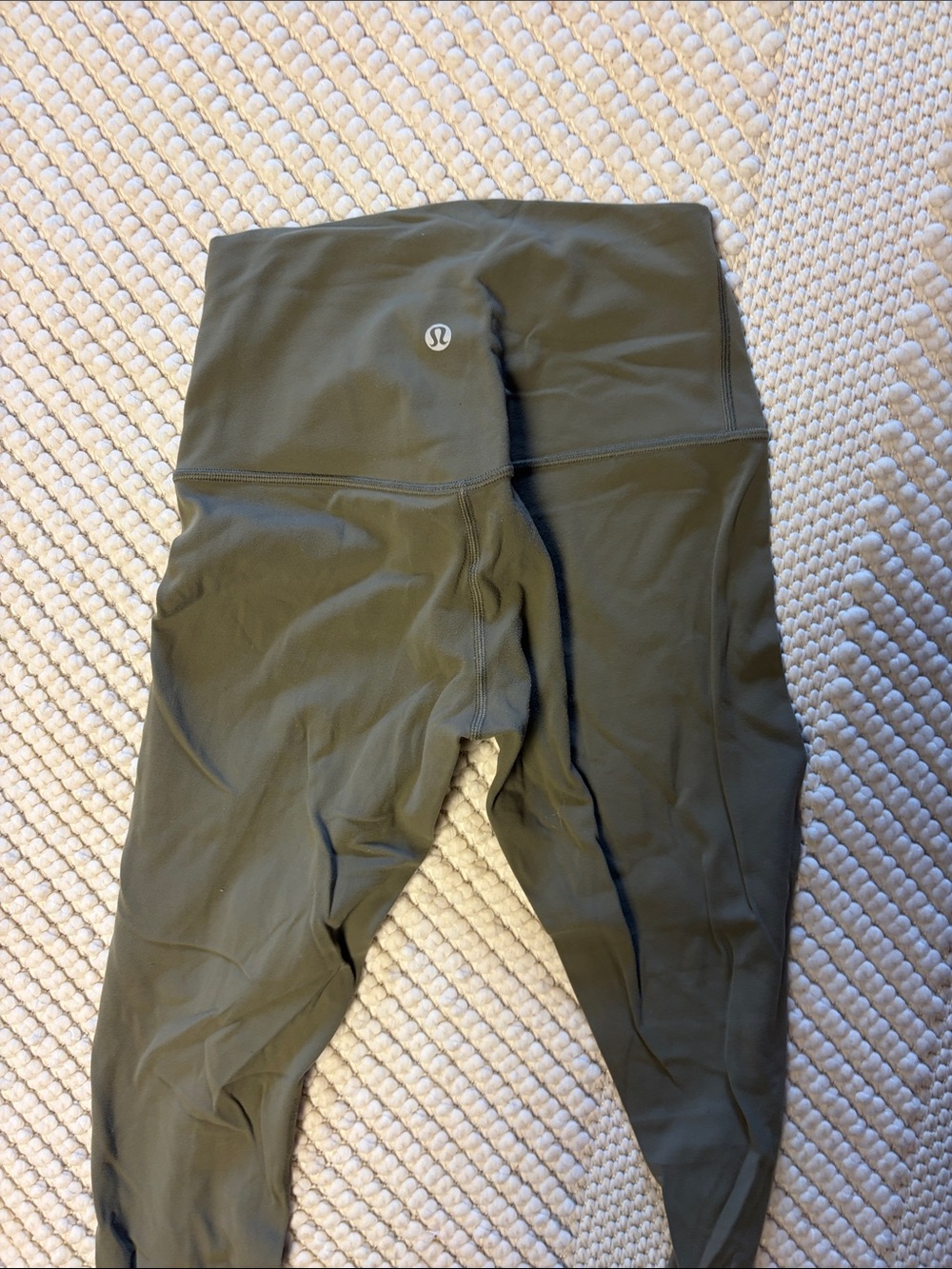 lululemon athletica Kids Olive Green High-Rise Leggings